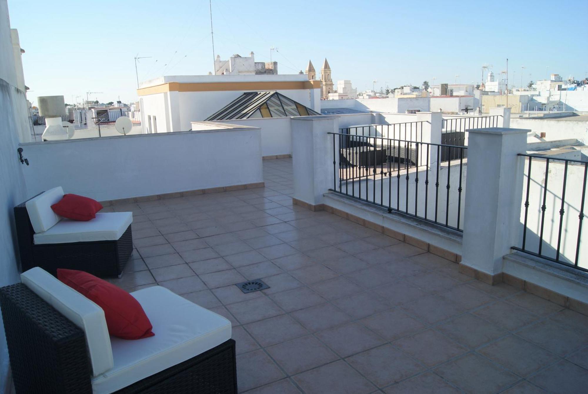 Cdz - Atico Tavira Two Private Terraces With Great Views Lejlighed Cádiz Eksteriør billede